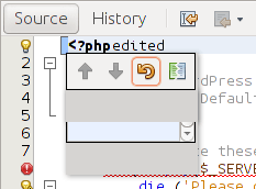 Netbeans Git выпадающий