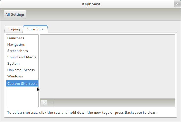Ярлыки в настройках клавиатуры