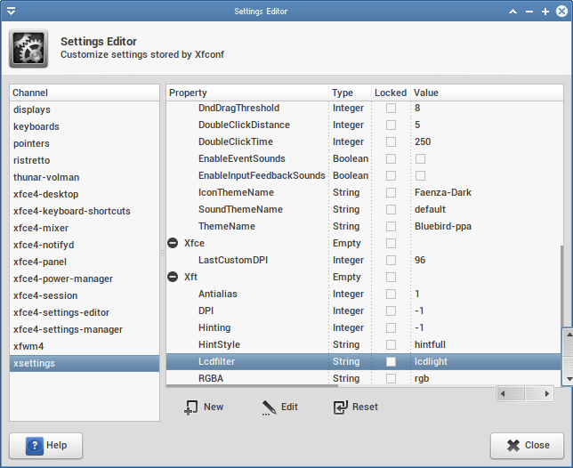 Lcdfilter = lcdlight - красивые шрифты, как в 11.10