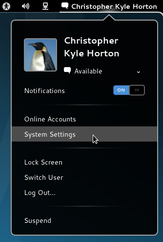 Скриншот главного меню