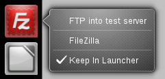 FileZilla Быстрый список