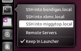 SSH быстрый список