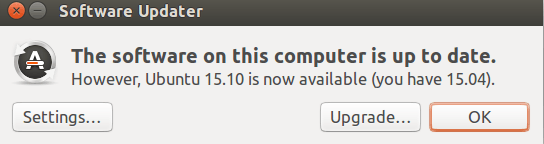 Ubuntu 15.10 Обновить изображение