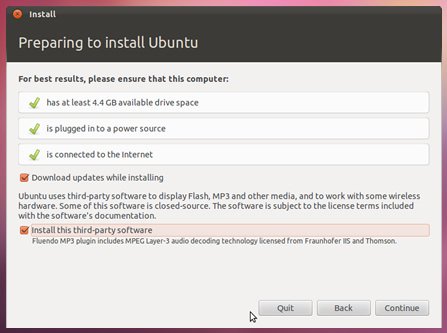 Подготовка к установке Ubuntu