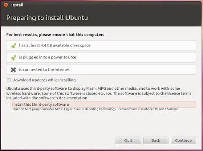 Страница установки Ubuntu 2