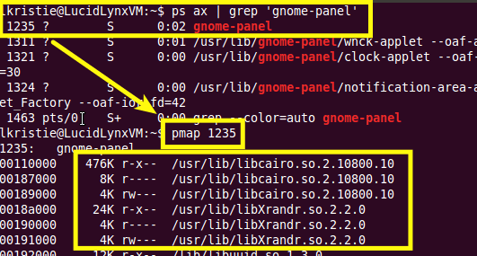 pmap из процесса панели gnome