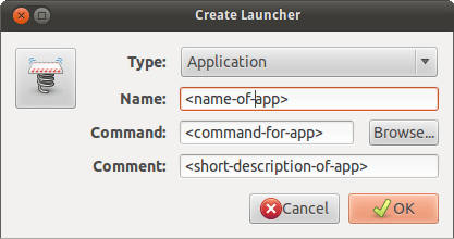 Создать Launcher