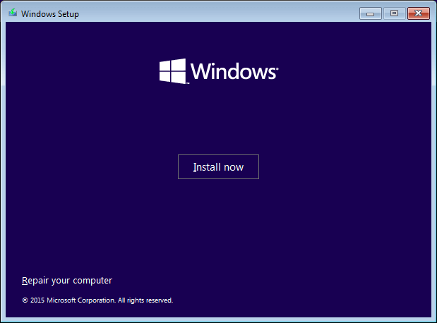 Программа установки Windows