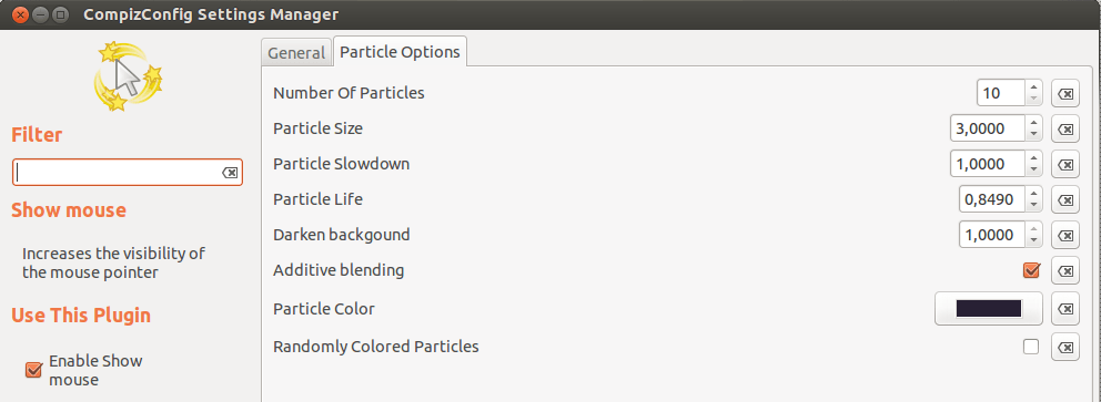 ccsm - показывать мышиный пугин - вкладка опций частиц