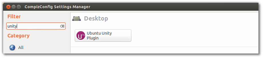 Плагин Ubuntu Unity